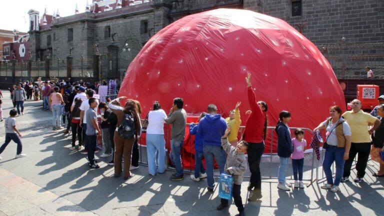 Invita Gobierno de la Ciudad a visitar el domo sensorial “Sintamos la Navidad”