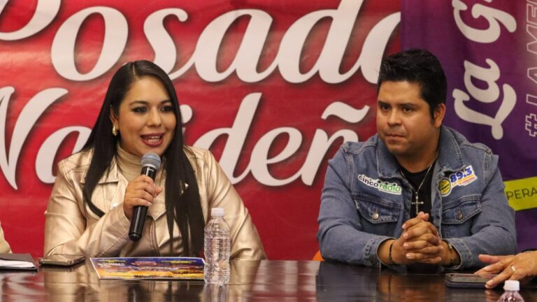 Tonantzin Fernández presentó la Mega Posada Navideña de San Pedro Cholula