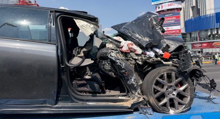 Carambola en vía Atlixcáyotl deja una persona muerta y 10 lesionados