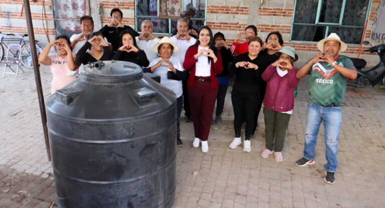 Tonantzin Fernández continúa llevando bienestar a cada rincón de San Pedro Cholula