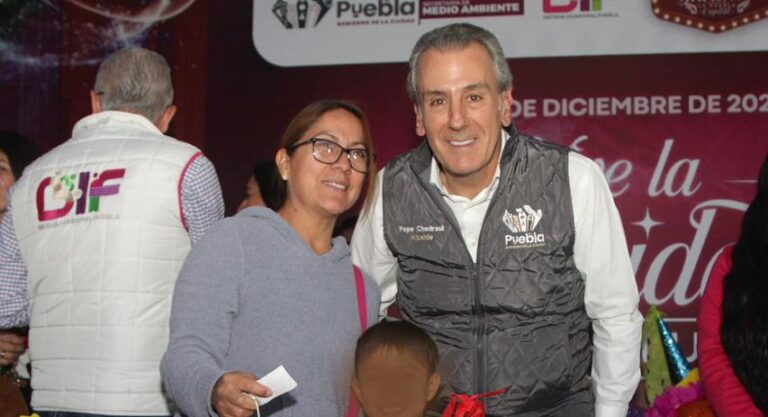 Celebra Pepe Chedraui “Vive la Navidad en Chapulco” con familias poblanas