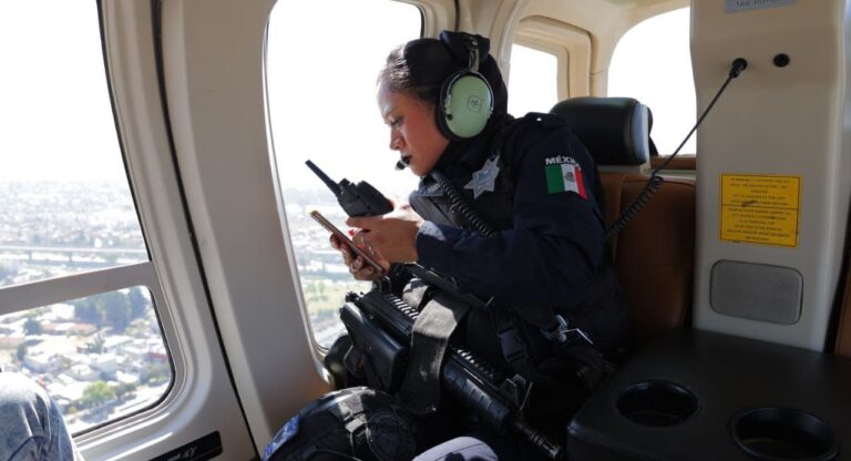 SSP realiza patrullajes de vigilancia aéreos  para reforzar la seguridad