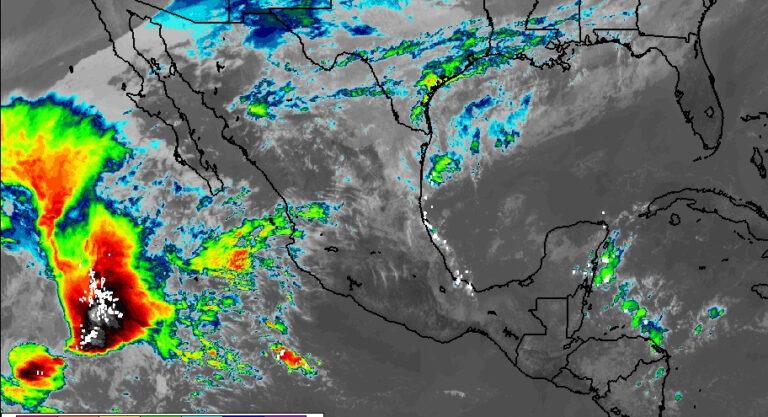 Frente Frío No. 25 provocará lluvias en la Sierra Norte y Nororiental