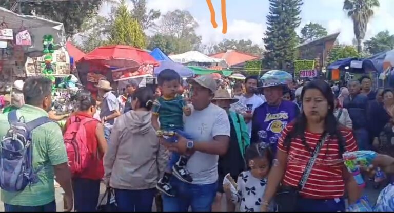 Miles de fieles católicos visitan a la Virgen de Guadalupe en el Seminario Palafoxiano