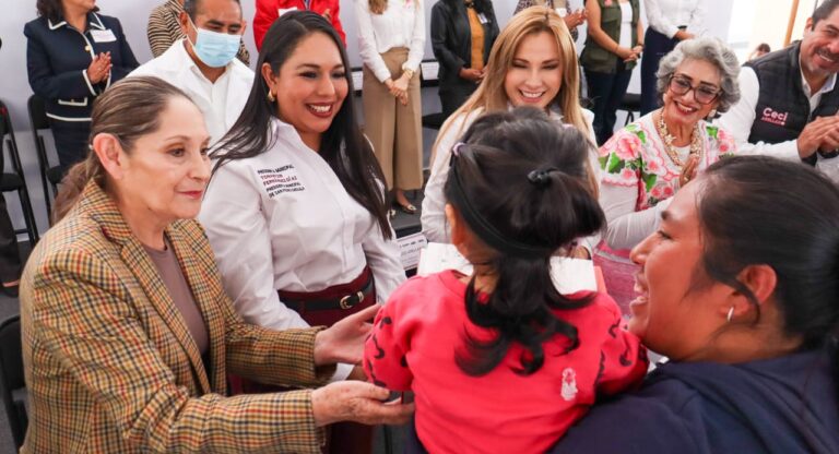 Ceci Arellano y Tonantzin Fernández Fortalecen Atención a Familias de la Región en San Pedro Cholula