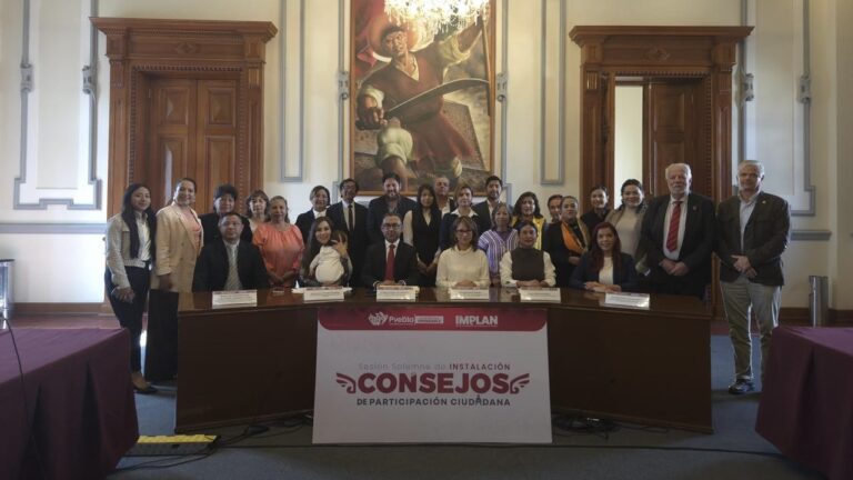 Instalan Consejo de Participación Ciudadana de Seguridad Pública en el Municipio de Puebla