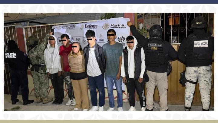 Desmantela la FGE con apoyo interinstitucional banda de presuntos narcomenudistas que operaba en Amozoc