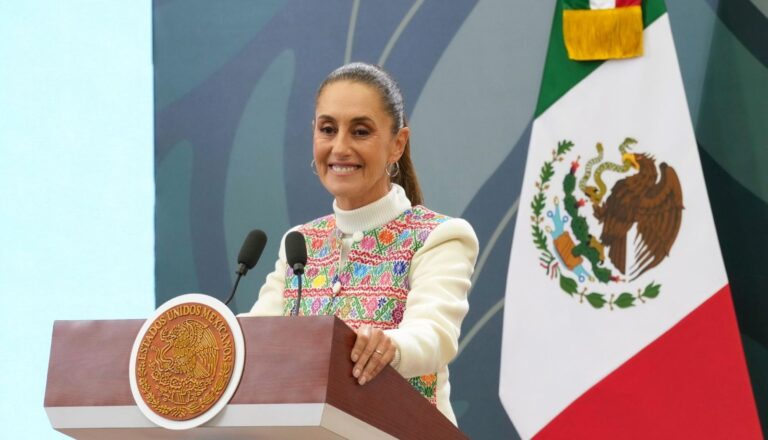 Destaca presidenta Sheimbaum reducción de delitos en Puebla
