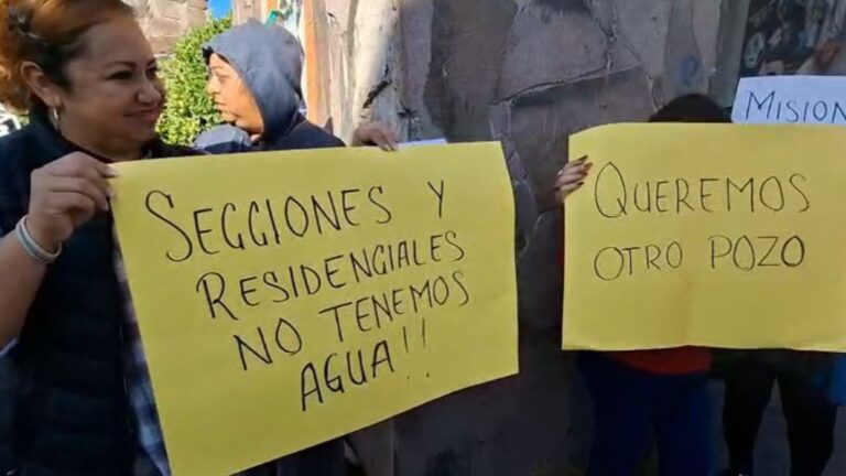 Exigen agua en Misiones de San Francisco