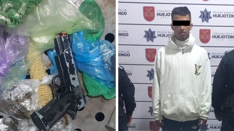 Refuerza SSC de Huejotzingo la seguridad: asegura armas, drogas y vehículos robados en diversos operativos