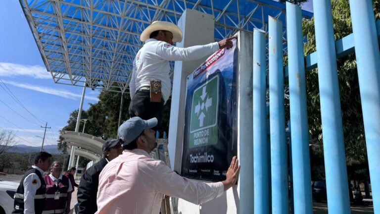 Refuerza gobierno estatal acciones preventivas en rutas de evacuación del Volcán Popocatépetl