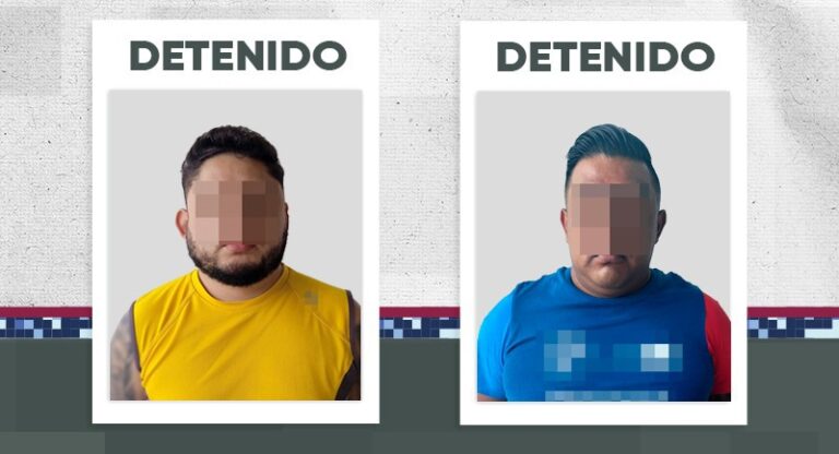 Detiene SSC a dos hombres por desmantelar un vehículo con reporte de robo