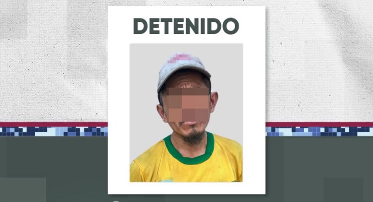 Detiene Policía de la Ciudad a un hombre por robo de cable