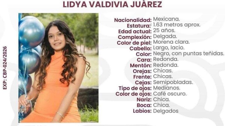 Localiza FGE sana y salva a Lidya Valdivia, no esta embarazada