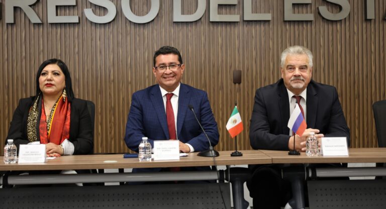 Conmemora Congreso del Estado 135 años de relaciones diplomáticas entre México y Rusia