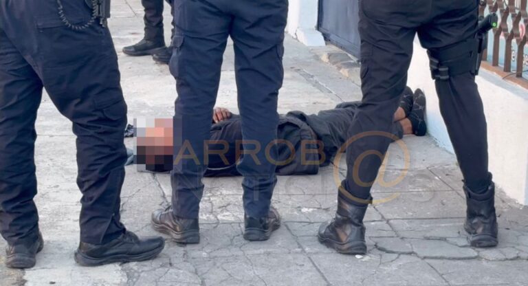Golpean brutalmente a presunto ladrón de autopartes en la colonia Santa María