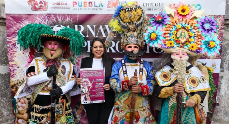 Tonantzin Fernández presenta el Carnaval 2026 para fortalecer el turismo en San Pedro Cholula