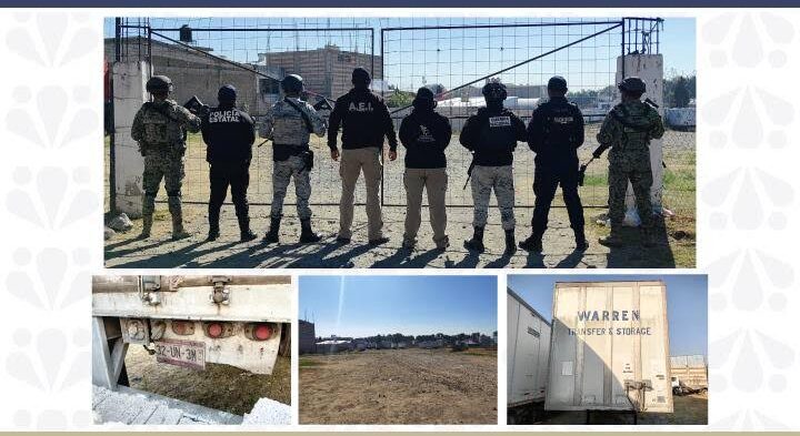 Asegura FGE inmueble y más de 50 unidades durante cateo en Cuautlancingo