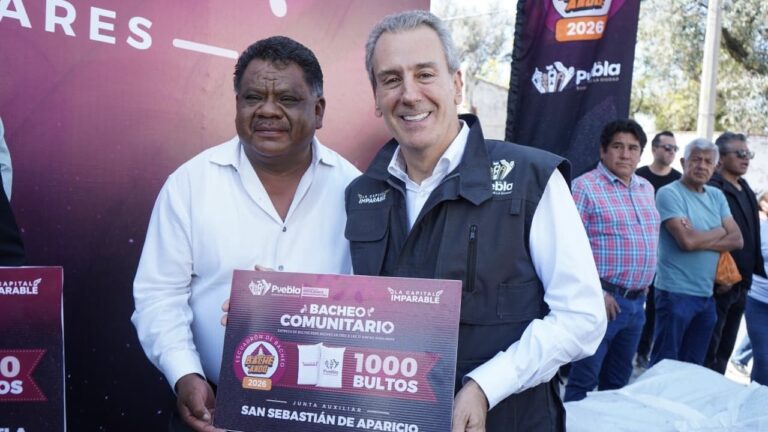 Impulsa Pepe Chedraui estrategia integral de bacheo en juntas auxiliares de la capital