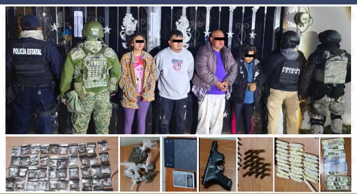 Desarticula la FGE a la banda de “El Cholo”, dedicada a la venta de droga en San Pedro Cholula 
