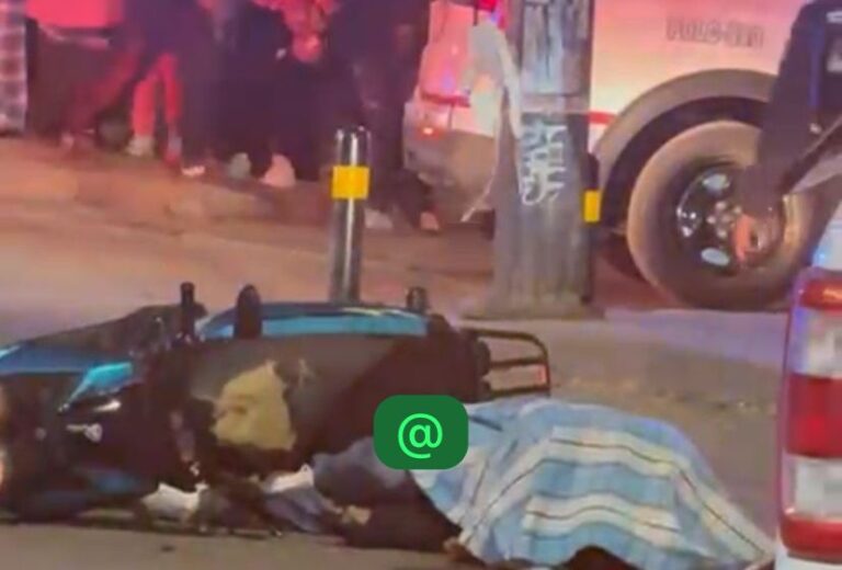 A balazos matan a motociclista en Colonia Solodaridas