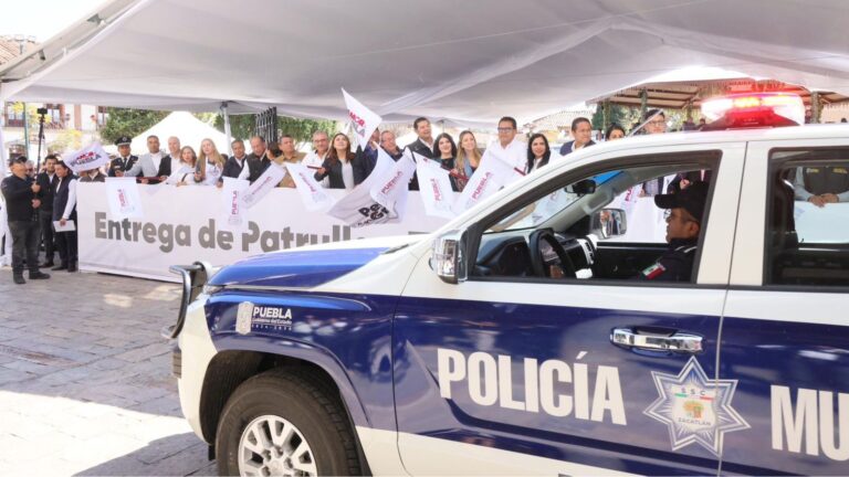 Con nuevas patrullas, Gobierno Estatal refuerza seguridad en Zacatlán