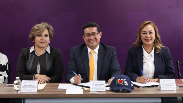 Congreso del Estado signa convenio de colaboración con el Instituto Tecnológico Superior de San Martín Texmelucan