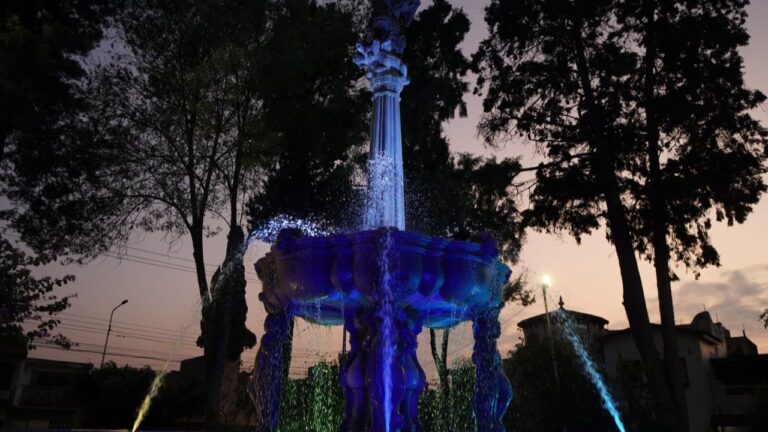 Entrega Gobierno de Pepe Chedraui mantenimiento integral de la fuente del Parque Habana