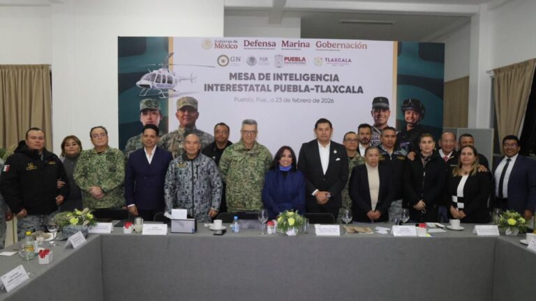 Gobiernos de Tlaxcala, Puebla y Fuerzas Armadas sostienen mesa de inteligencia interestatal