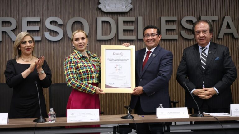 Recibe Congreso del Estado máxima distinción en igualdad laboral y no discriminación