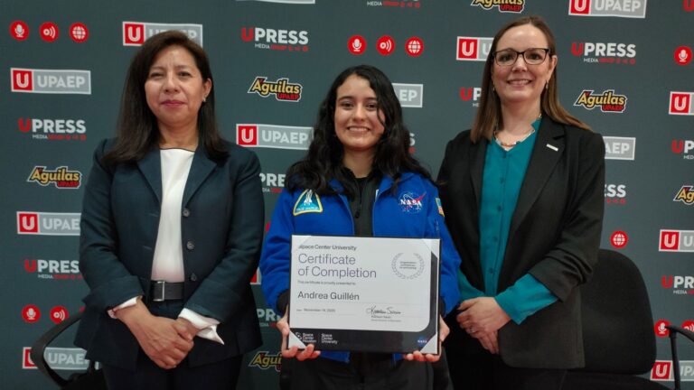 Alumna de Biotecnología UPAEP es reconocida por la NASA por proyecto de biotecnología espacial