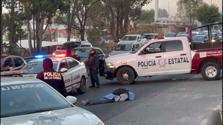 Muere atropellado en la autopista México-Puebla, huye el responsable