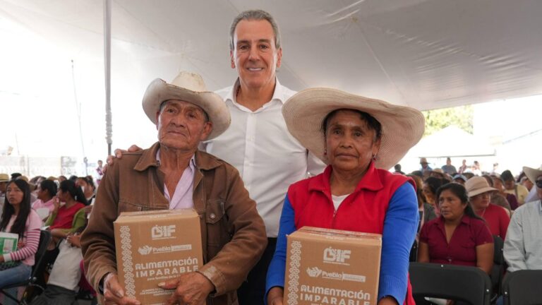 Refuerza Pepe Chedraui seguridad alimentaria con más de 2 mil despensas en Santo Tomás Chautla