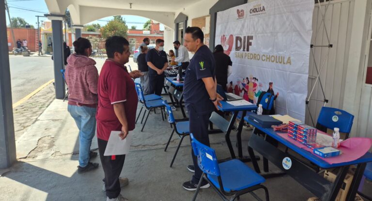 Impulsa DIF Municipal Jornadas de Salud 2026 en las 13 Juntas Auxiliares de San Pedro Cholula