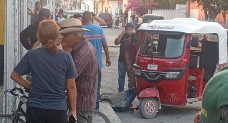 Asesinan a balazos a mototaxista en Escape de Lagunillas