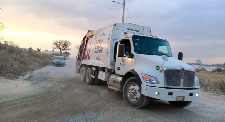 Restablecen servicio de recolección de basura en Puebla