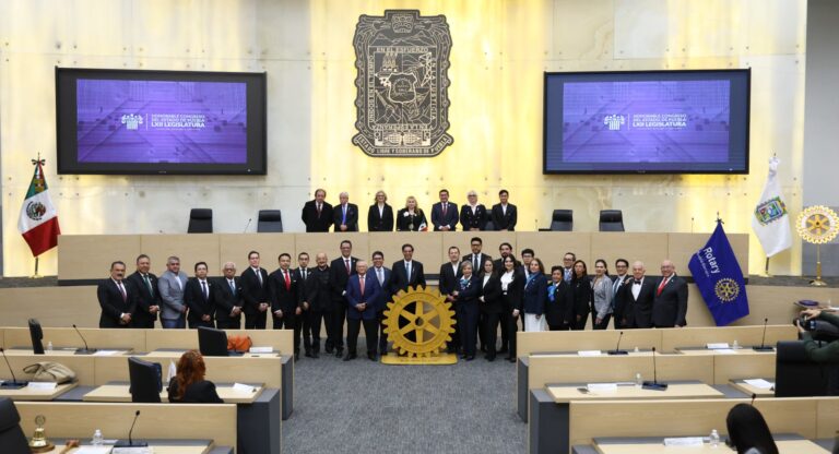 En la sede del Congreso del Estado se conmemoró el 121 aniversario de Rotary International
