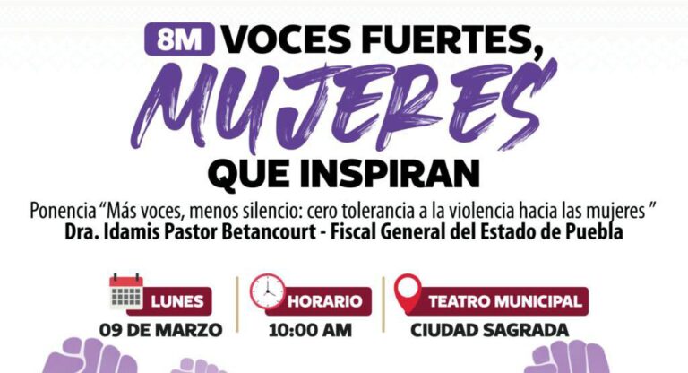 Preparan en San Pedro Cholula “Voces Fuertes, mujeres que inspiran”