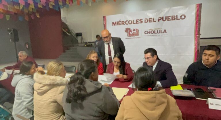 Encabeza Tonantzin Fernández “Miércoles del Pueblo” en San Pedro Cholula