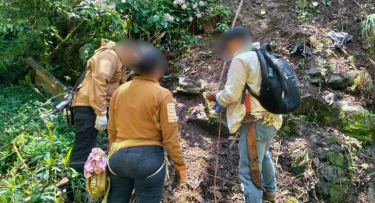 Localizan restos óseos durante acciones de búsqueda en Huauchinango