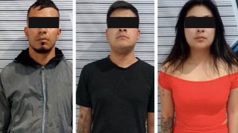 Detiene SSP a tres personas presuntamente dedicadas al cobro de piso en el mercado Morelos