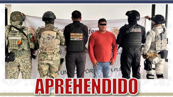 Aprehende FGE a probable responsable de homicidio calificado de seis personas en Huehuetlán El Grande