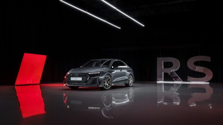 Audi RS 3 competition limited: cinco décadas de éxito del icónico motor de 5 cilindros