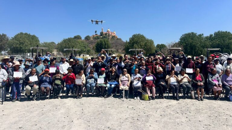 Entregan tractores para fortalecer el campo en San Andrés Cholula