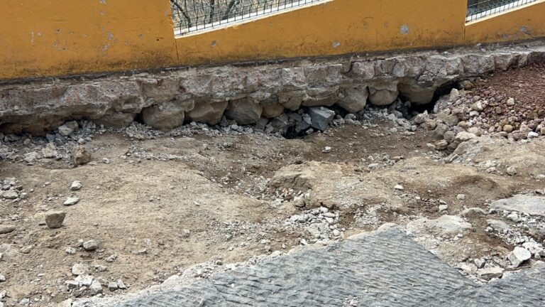 Inician reparación de escalinata en el Santuario de la Virgen de los Remedios