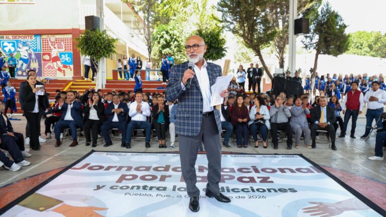 Impulsa SEP Puebla “Jornada Nacional por la Paz y contra las Adicciones 2026”