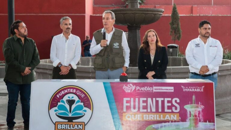 Inaugura Pepe Chedraui mantenimiento integral de fuente en Parque Gutierre de Cetina para bienestar de las familias