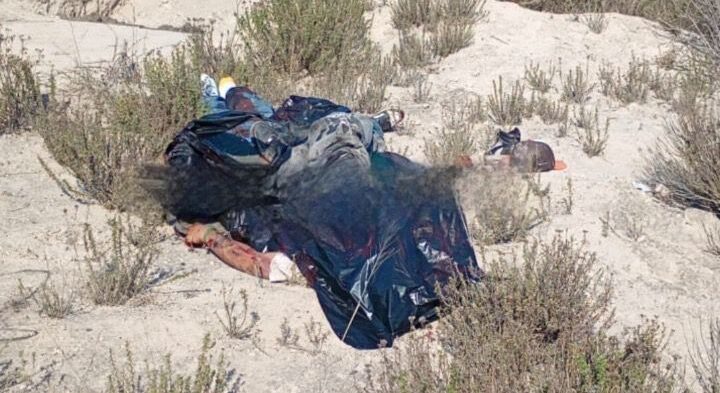 Hallan tres cadáveres semiembolsados en Nicolás Bravo