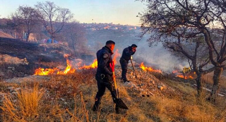 Policía Forestal y Bomberos sofocan tres incendios en Puebla capital