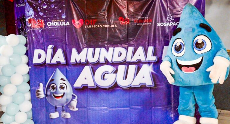 Fomenta SOSAPACH la cultura del cuidado del agua en la niñez cholulteca